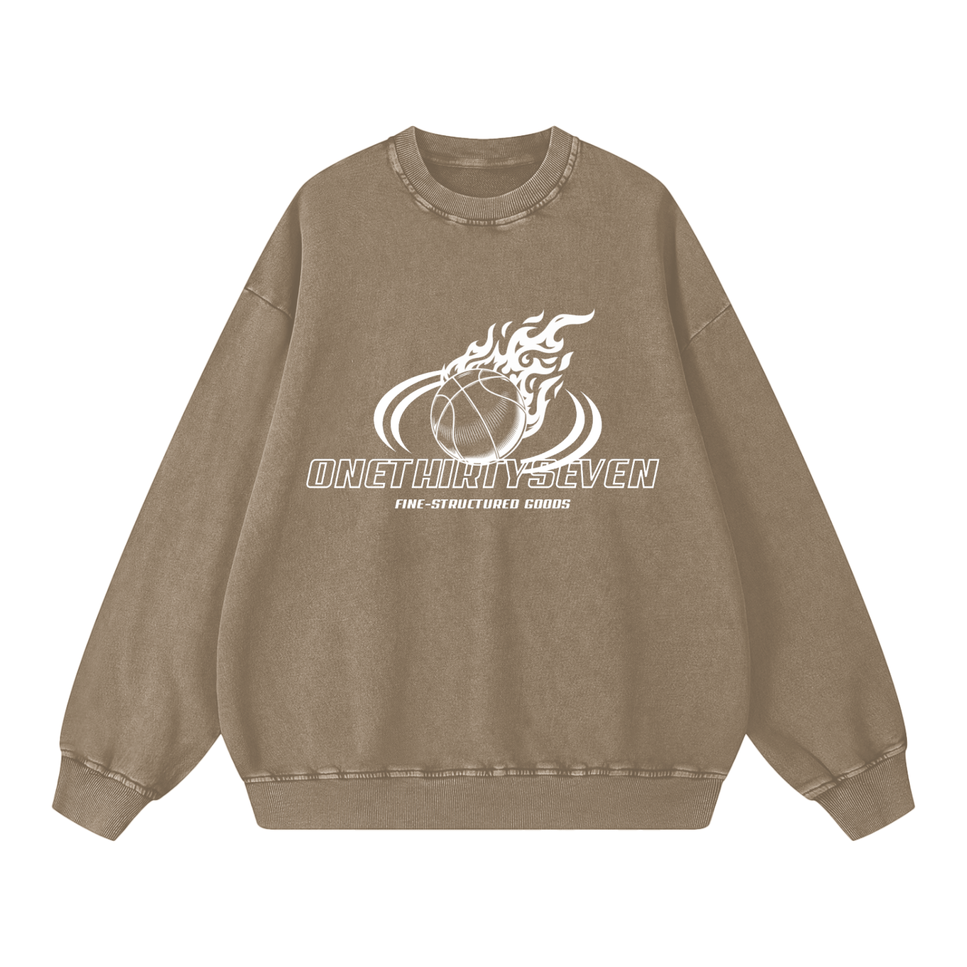 ONE37 All-Star Snow Washed Oversized Sweatshirt