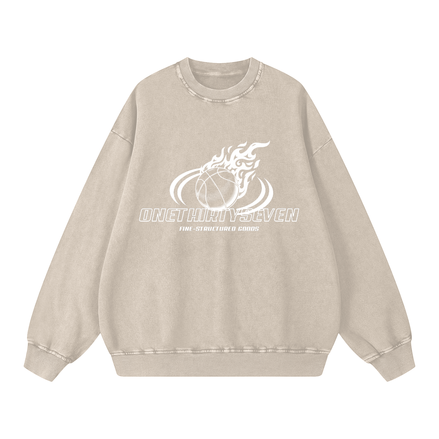 ONE37 All-Star Snow Washed Oversized Sweatshirt