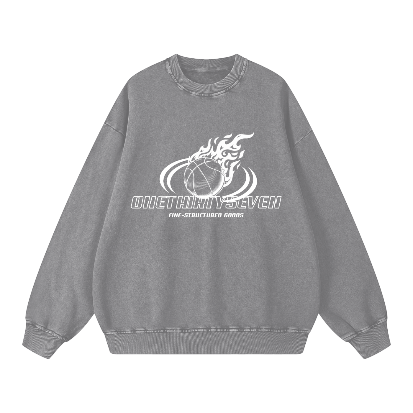 ONE37 All-Star Snow Washed Oversized Sweatshirt