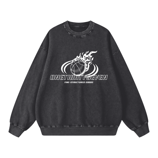 ONE37 All-Star Snow Washed Oversized Sweatshirt